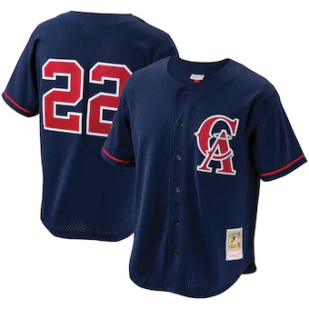 mens mitchell and ness bo jackson navy california angels co